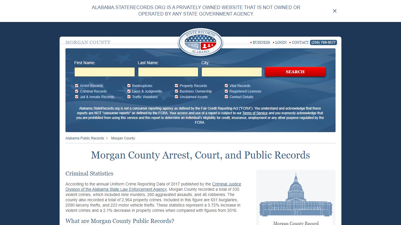 Morgan Alabama State Records | StateRecords.org